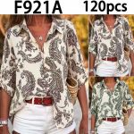 Koszule Damskie_ Size m-3xl _paczka 15szt_ mix kolor 3880551