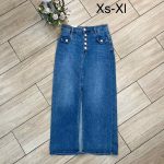 Spódnica długa Jeansowa Damskie _ Size xs-xl_ paczka 10szt_ 2852695