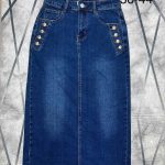 Spódnica długa Jeansowa Damskie _ Size 36-44_ paczka 10szt_ 2852705