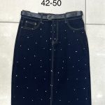 Spódnica krótka Jeansowa Damskie _ Size 42-50_ paczka 10szt_