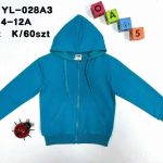 Bluza DZIECIĘCA size 4-12 lat_ paczka 5szt _1 kolor 8930976