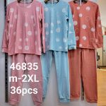 Piżamy DAMSKA TURECKA _size m-2xl_paczka 12 szt_mixkolor 8734843
