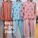 Piżamy DAMSKA TURECKA _size m-2xl_paczka 12 szt_mixkolor 8734844