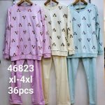 Piżamy DAMSKA TURECKA _size xl-4xl_paczka 12 szt_mixkolor 8734845
