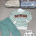 Komplety DZIECIĘCA rozm 9-18M_ paczka 12szt _mix kolor 8734922