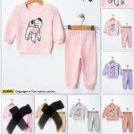 Komplety DZIECIĘCA rozm 9-24M_ paczka 4szt _1 kolor 3914826