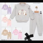 Komplety DZIECIĘCA rozm 9-24M_ paczka 4szt _1 kolor 3914827