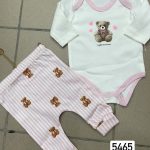Komplety DZIECIĘCA rozm 3-9M_ paczka 6szt _1 kolor 3914838