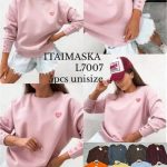 Bluzy Damskie _size uni_paczka 5szt_mix kolor 9829437