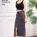 Spódnica długa Jeansowa Damskie _size xs-xl _paczka 12szt_ 9829490