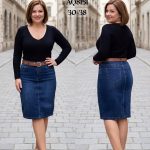 Spódnica krótka Jeansowa Damskie  _size 30-38 _paczka 12szt_ 7897246