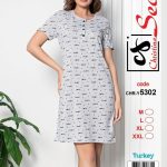Koszule nocne DAMSKA TURECKA_size m-2xl_paczka 12 szt_mixkolor 2004331