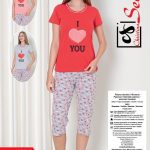 Piżamy DAMSKA TURECKA_size m-2xl_paczka 12 szt_mixkolor 2004356