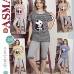 Piżamy DAMSKA TURECKA_size s-2xl_paczka 10 szt_mixkolor 2973412