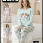 Piżamy DAMSKA TURECKA_size m-3xl_paczka 10 szt_mixkolor 2973426