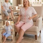 Piżamy DAMSKA TURECKA_size l-4xl_paczka 10 szt_mixkolor 2973461