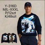 Bluzy MĘSKA_ size m-3xl _paczka 12szt _mix kolor 1529148
