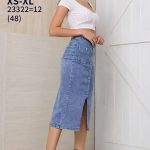 Spódnica długa Jeansowa Damskie  _size xs-xl _paczka 12szt_ 9699453