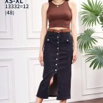 Spódnica długa Jeansowa Damskie _size xs-xl _paczka 12szt_ 9699455