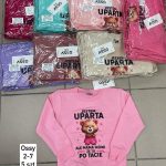Bluza DZIECIĘCA rozm 2-7 lat_ paczka 5szt _1 kolor 1465186