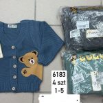 Swetry DZIECIĘCA rozm 1-5 lat_ paczka 4szt _1 kolor 1465191