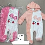 Kombinezon DZIECIĘCA rozm 3-9M_ paczka 6szt _mix kolor 1465198