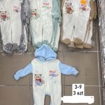 Kombinezon DZIECIĘCA rozm 3-9M_ paczka 6szt _mix kolor 1465202