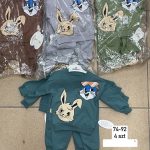 Komplety DZIECIĘCA rozm 74-92_ paczka 4szt _1 kolor 1465206