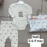 Komplety DZIECIĘCA rozm 3-9M_ paczka 6szt _mix kolor 1465221