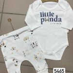 Komplety DZIECIĘCA rozm 3-9M_ paczka 6szt _1 kolor 1465224