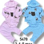 Komplety DZIECIĘCA rozm 3-9M_ paczka 6szt _mix kolor 1465232