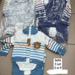 Komplety DZIECIĘCA rozm 3-9M_ paczka 6szt _mix kolor 1465234
