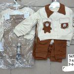 Komplety DZIECIĘCA rozm 3-9M_ paczka 6szt _mix kolor 1465245