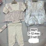 Komplety DZIECIĘCA rozm 3-12M_ paczka 6szt _mix kolor 1465256