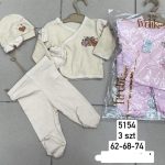 Komplety DZIECIĘCA rozm 62-74_ paczka 6szt _mix kolor 8588238
