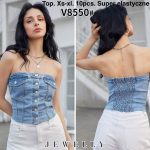 Kamizelki Jeansowe Damskie  _size xs-xl _paczka 10szt_ 7449859