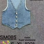 Kamizelki Jeansowe Damskie  _size s-xl _paczka 12szt_ 7449863