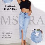 Spódnica długa Jeansowa Damskie  M’sara_size xs-xl _paczka 10szt_ 7449918