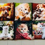 Poszewki na poduszkę  Rozmiar : 40/40cm_Paczka : 12szt / mix wżoru 7450214