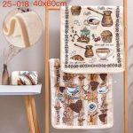 Ścierki z mikrofibra Rozmiar : 40/60cm _Paczka : 20szt / mix wżoru 7450228