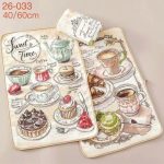 Ścierki z mikrofibra Rozmiar : 40/60cm _Paczka : 20szt / mix wżoru 7450242