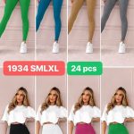 Legginsy/ Getry Damskie _ size s-xl _paczka 24szt_mix kolor 6462651