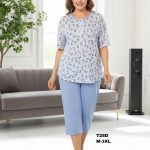 Piżamy DAMSKA TURECKA_size m-3xl_paczka 10szt_mixkolor 8236550