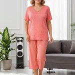 Piżamy DAMSKA TURECKA_size xl-5xl_paczka 10szt_mixkolor 8236576