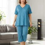 Piżamy DAMSKA TURECKA_size m-3xl_paczka 10szt_mixkolor 8236577
