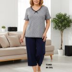Piżamy DAMSKA TURECKA_size m-3xl_paczka 10szt_mixkolor 8236579