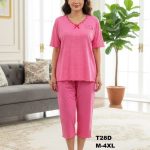 Piżamy DAMSKA TURECKA_size m-4xl_paczka 10szt_mixkolor 8236596