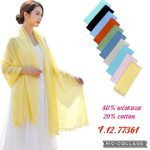 Szaliki Damskie_ paczka 12szt _mix kolor 2657577