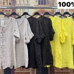 Koszule DAMSKA Włoskie_size uni_paczka 6szt_mix kolor 9847671