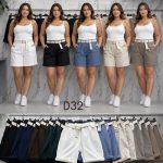 Spodenki DAMSKA Włoskie_size uni_paczka 6szt_mix kolor 8876037